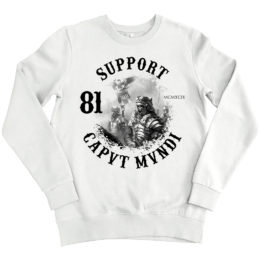 Support 81 - MARCIA felpa bianca